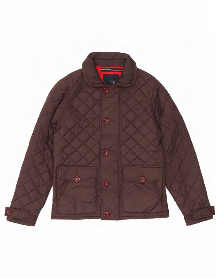 Henri Lloyd Veste matelassée pour homme UK 38 Marron moyen Polyamide