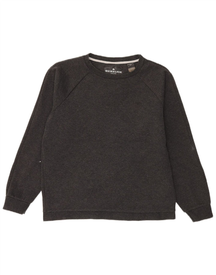 Quiksilver Sweat-Shirt Homme Gris Moyen Moucheté Polyester