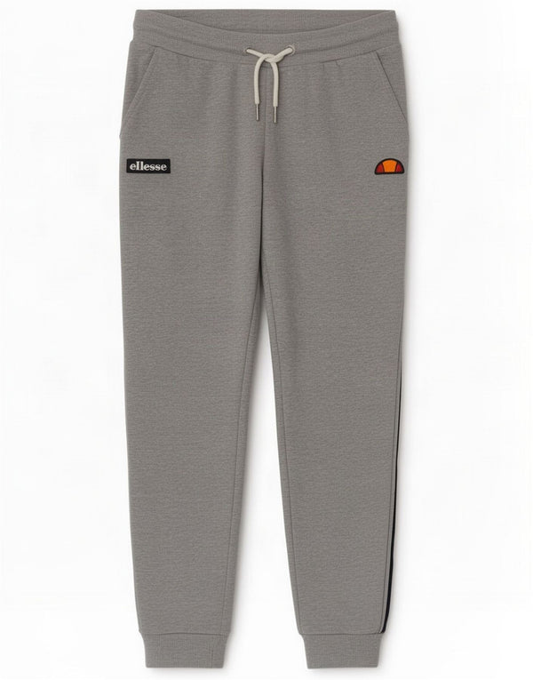 Ellesse Pantalon de survêtement graphique pour femme Joggers UK 6 XS Gris Colourblock