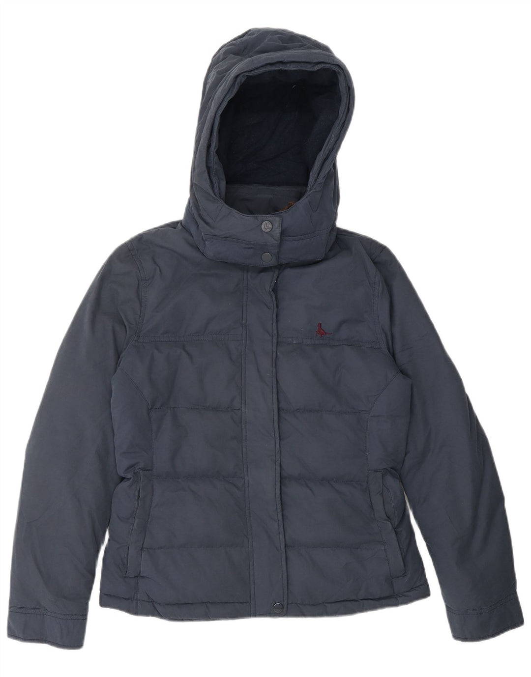 Jack Wills Veste matelassée à capuche pour femme UK 8 Small Bleu marine Polyester