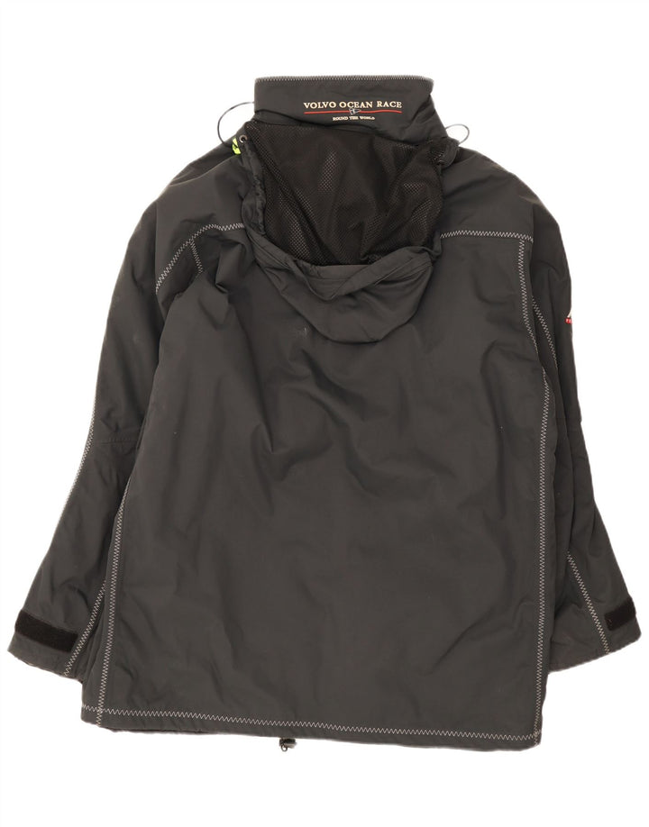 Musto Veste coupe-vent à capuche pour homme UK 40 Large Noir Nylon