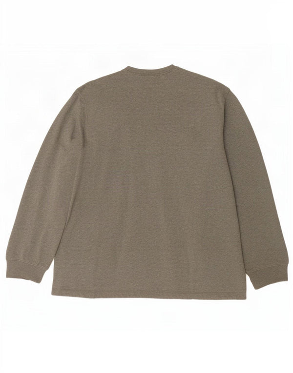 Dkny Sweat-shirt graphique pour homme en coton gris Taille L