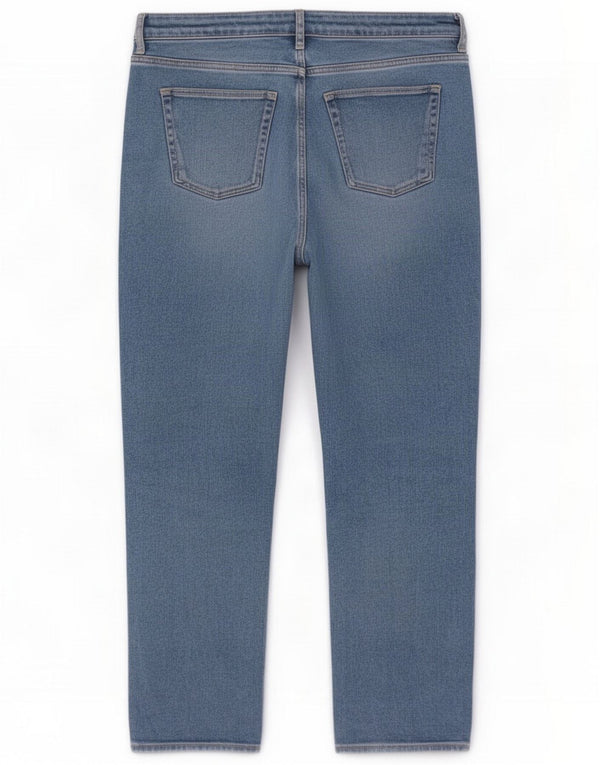 Cos Mens High Waist Slim Straight Jeans W32 L28 Blue Cotton