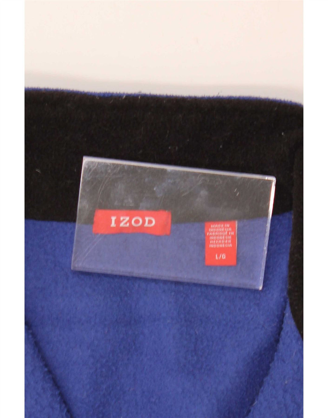 Izod Veste polaire pour homme UK 40 Large Bleu