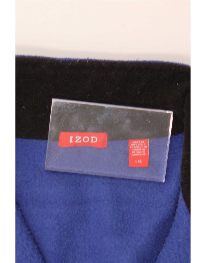 Izod Veste polaire pour homme UK 40 Large Bleu