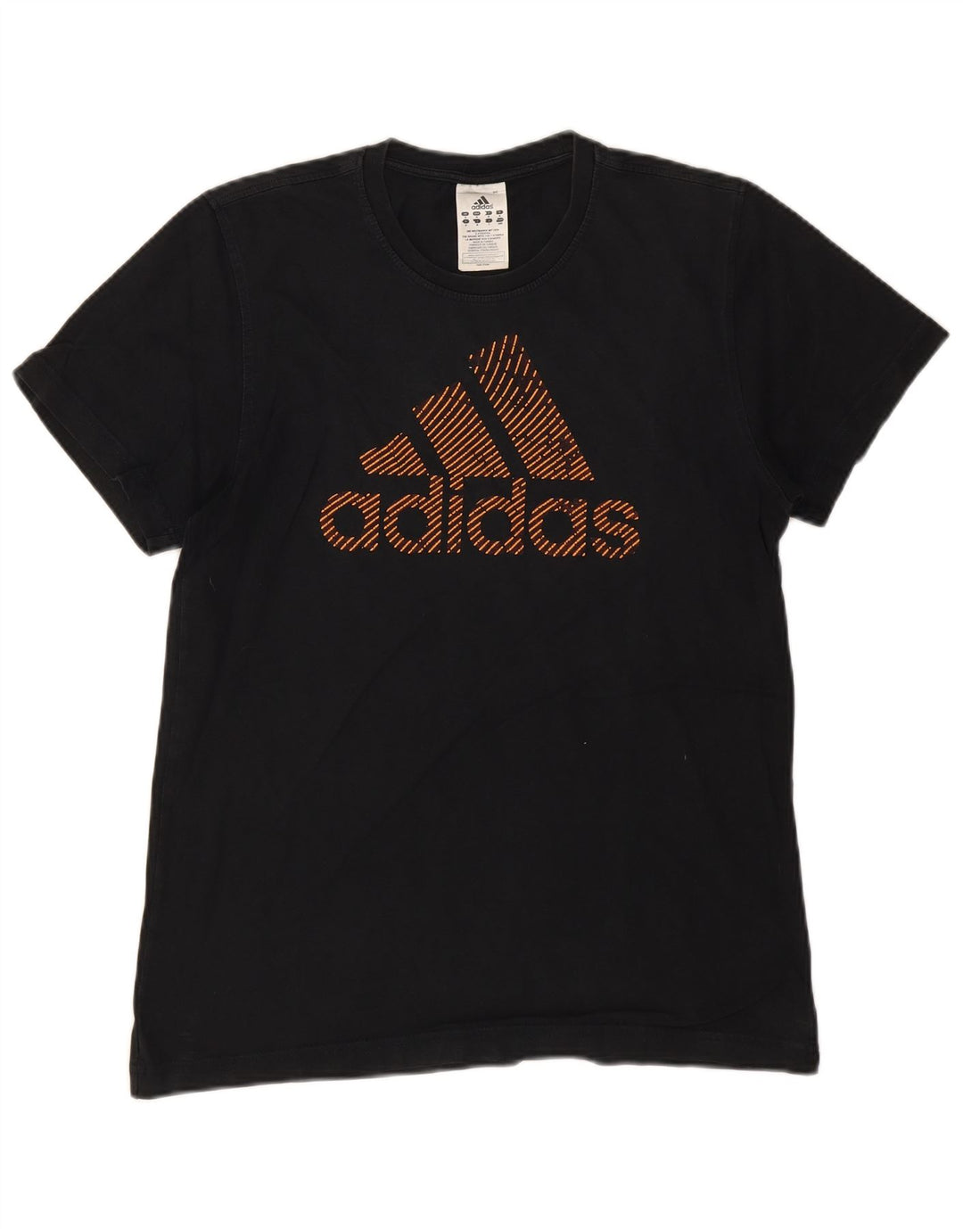 Adidas T-shirt graphique pour homme en coton noir moyen
