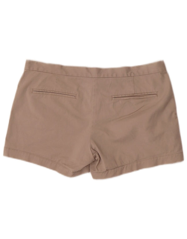 Armani Exchange Short chino taille basse pour femme US 8 Medium W32 Coton beige