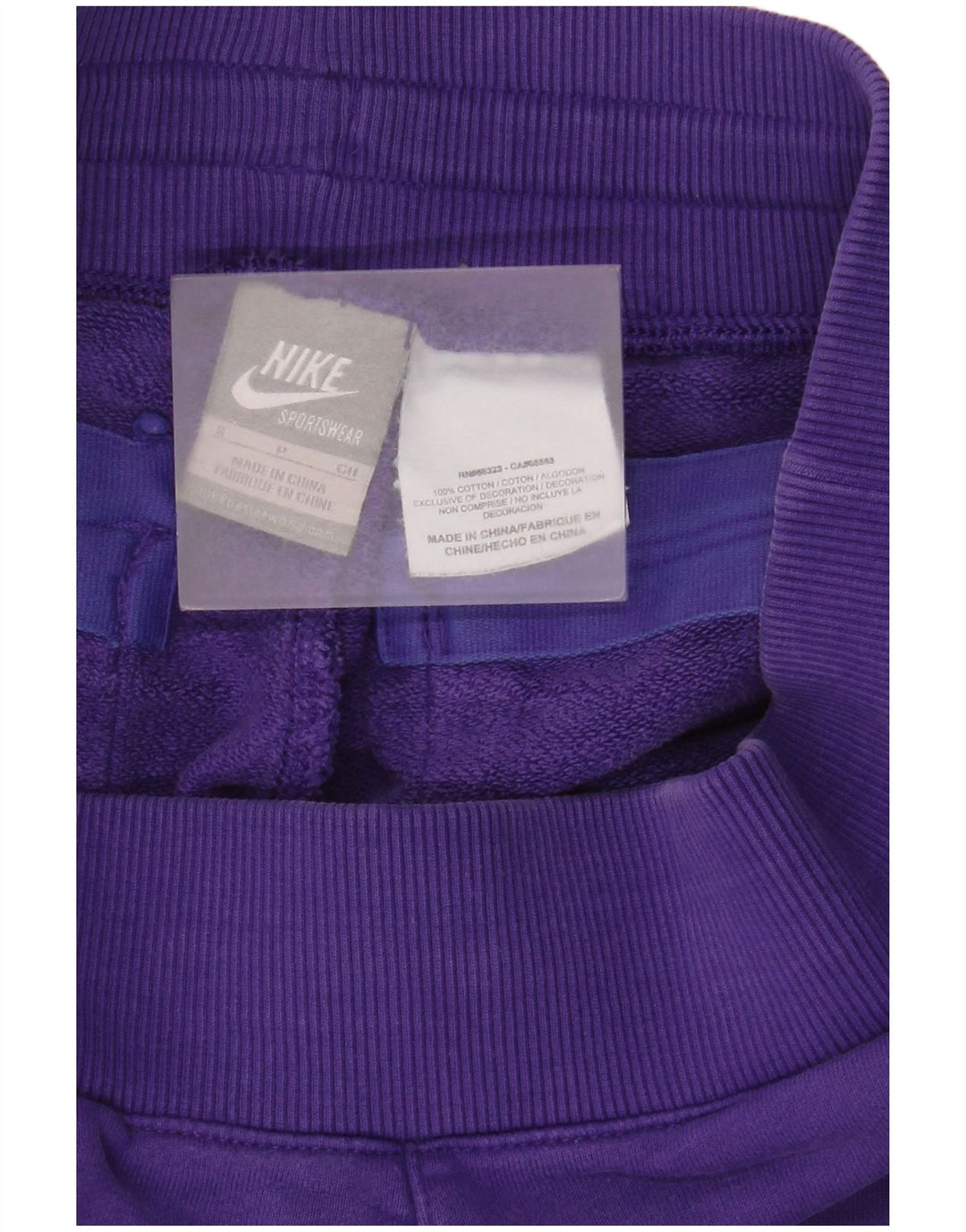Nike Short de sport pour homme Petit coton violet