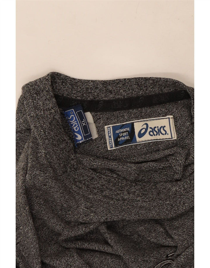 Asics T-Shirt Homme Top XL Gris Moucheté