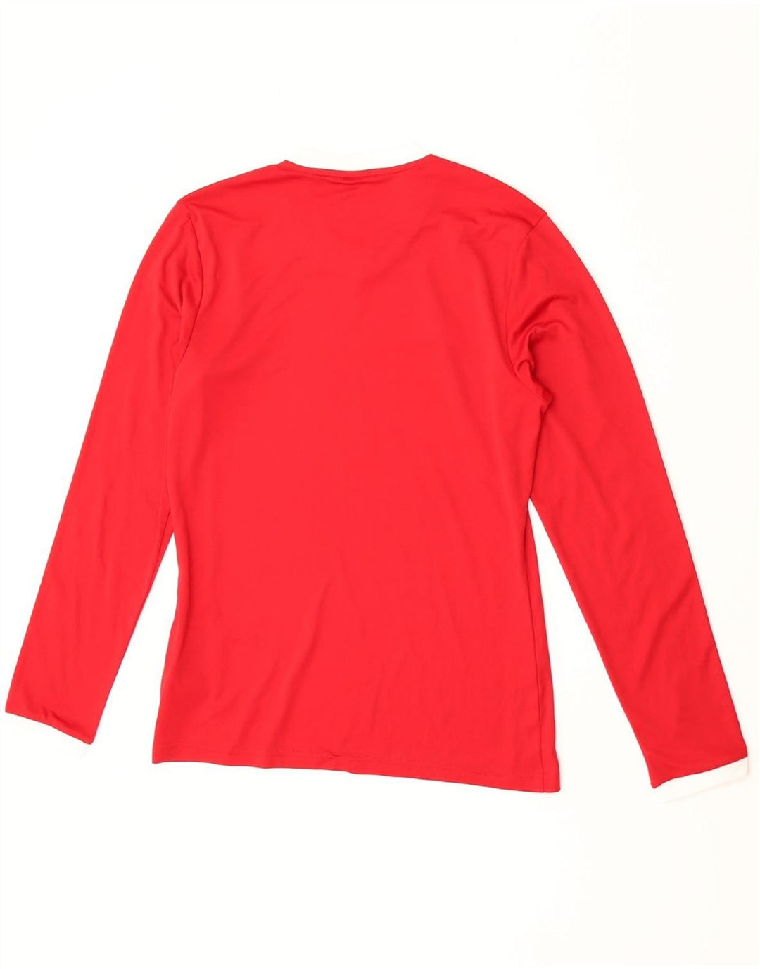 ADIDAS Hommes Climalite Haut À Manches Longues Petit Rouge Polyester