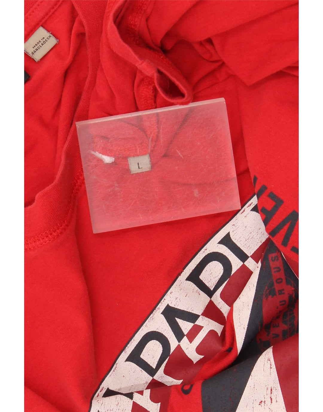 NAPAPIJRI T-Shirt Graphique Homme Grand Rouge