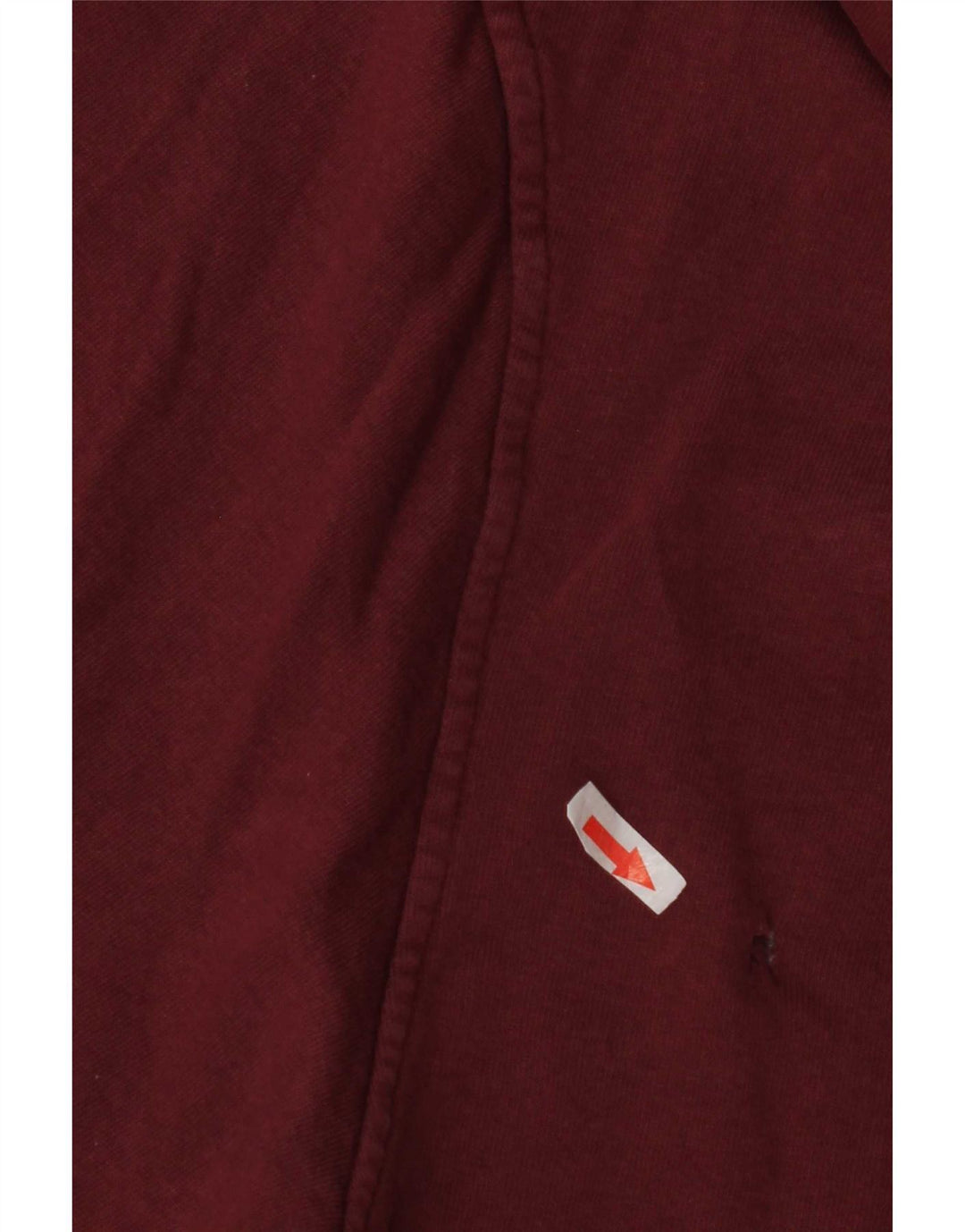 Pull & Bear Pull à capuche surdimensionné graphique pour femme UK 14 Bordeaux moyen