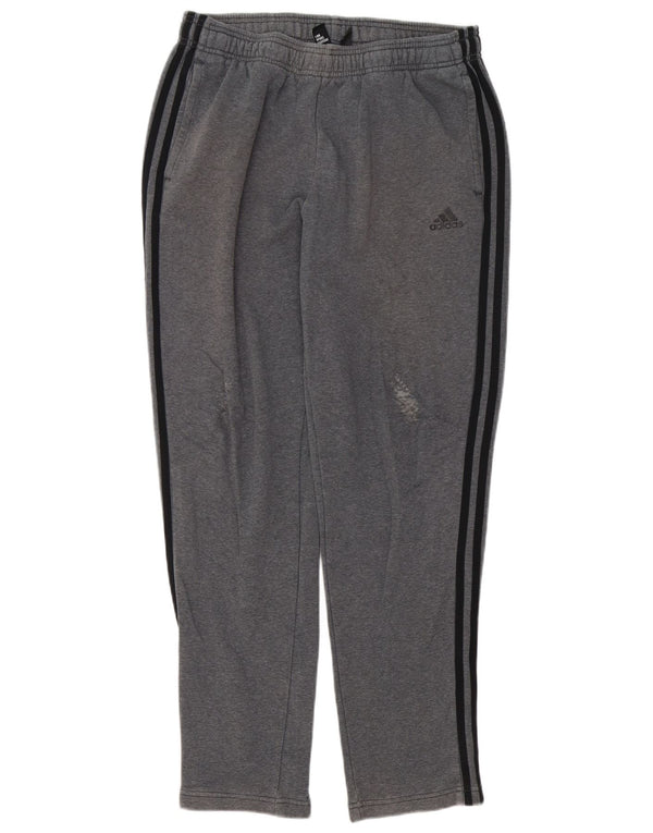 Adidas Pantalon de survêtement pour homme Large Gris Coton
