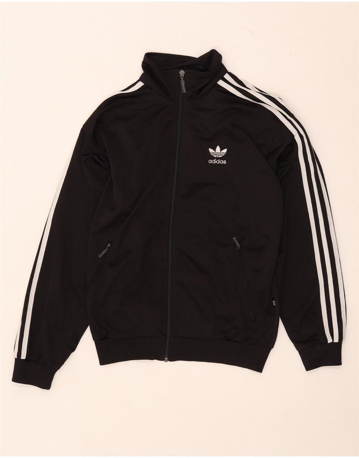 Veste de survêtement Adidas Garçon 13-14 ans Noir Polyester