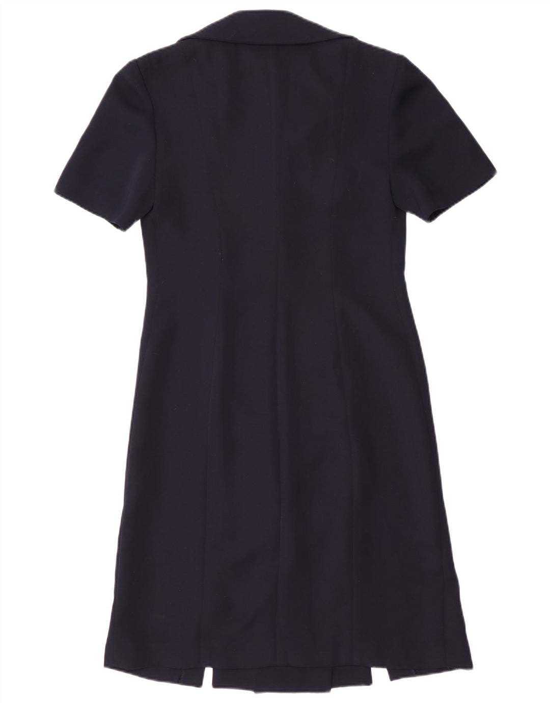 LUISA SPAGNOLI Robe Chemise Croisée Femme IT 42 Bleu Marine Moyen