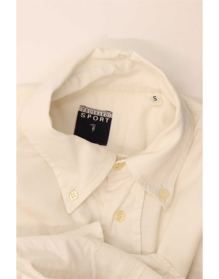 Trussardi Chemise Petit Blanc Homme
