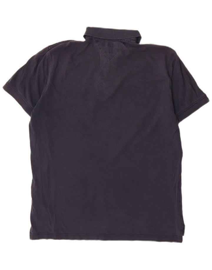 Tommy Hilfiger Polo Regular Fit Homme Bleu Marine Moyen