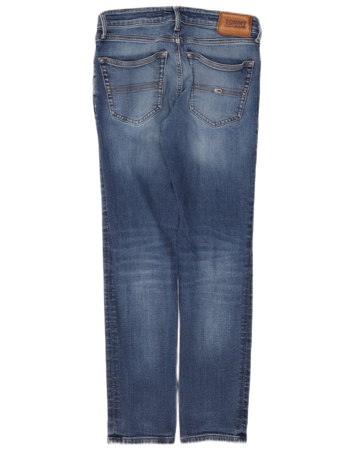 Tommy Hilfiger Jean Slim Scanton Femme W30 L30 Bleu Coton