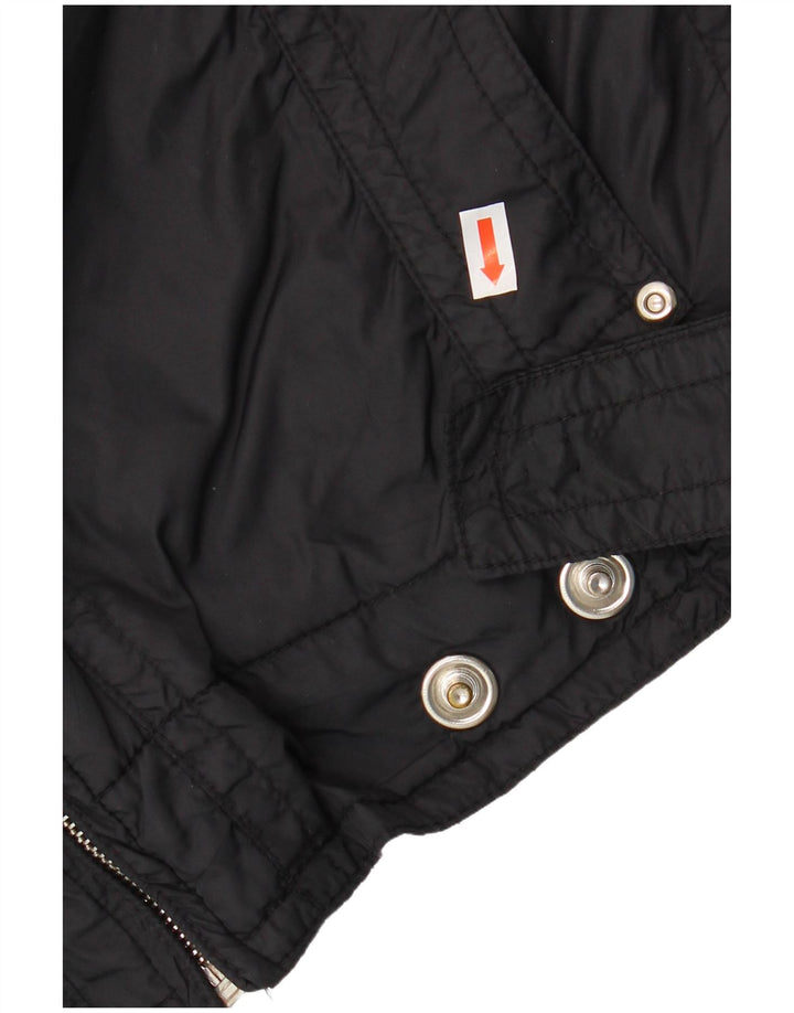 ZARA Veste utilitaire pour homme UK 38 Medium Noir