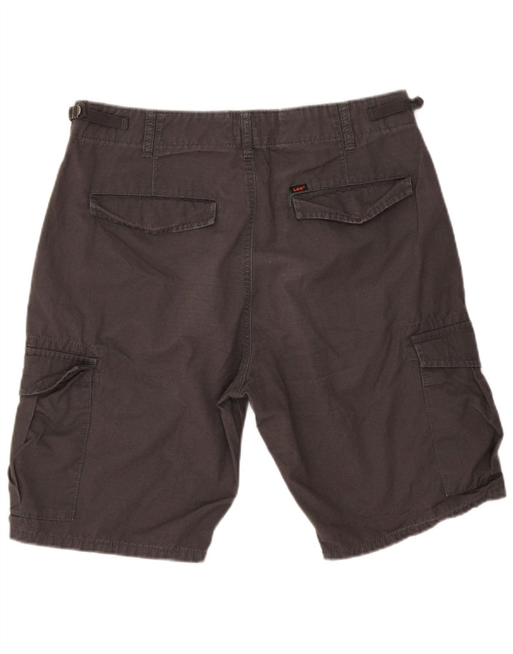 Lee Short Cargo W32 Homme Gris Moyen Coton