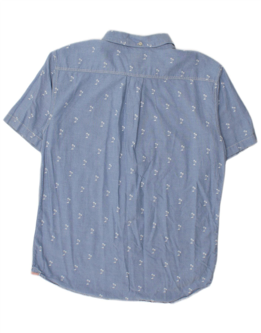 Vans Chemise à Manches Courtes Homme Bleu Moyen Coton Floral