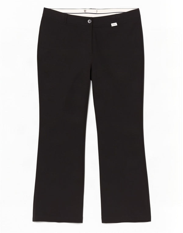 Marks & Spencer Pantalon de costume taille haute pour femme UK 18 XL W38 L30 Noir
