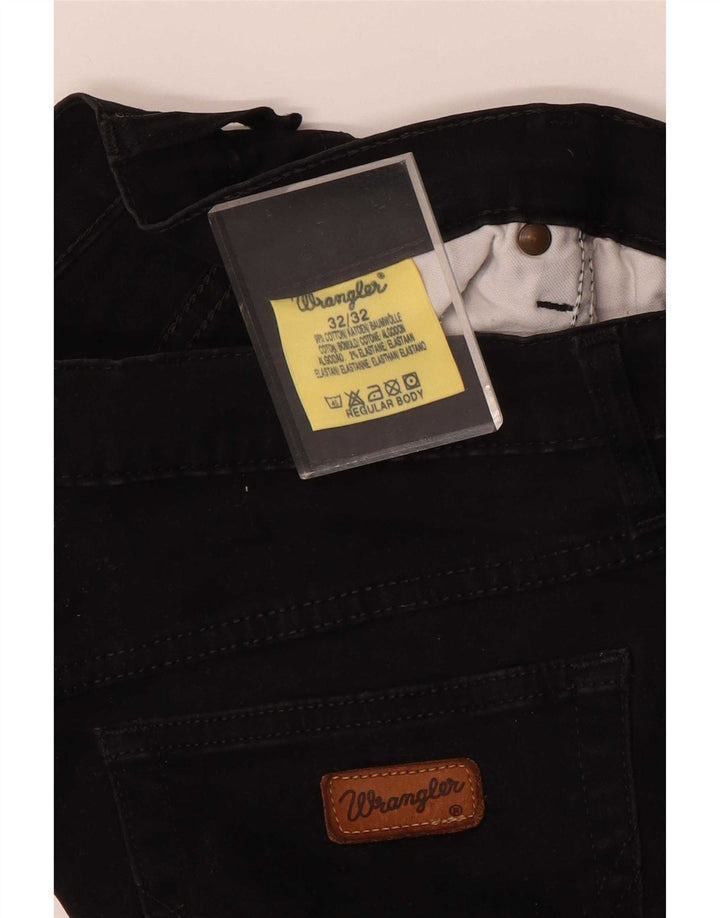 Wrangler Jean Fuselé Homme W32 L29 Coton Noir