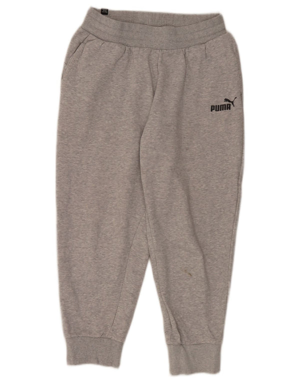 Puma Pantalon de survêtement pour femme Joggers UK 10 Small Gris moucheté