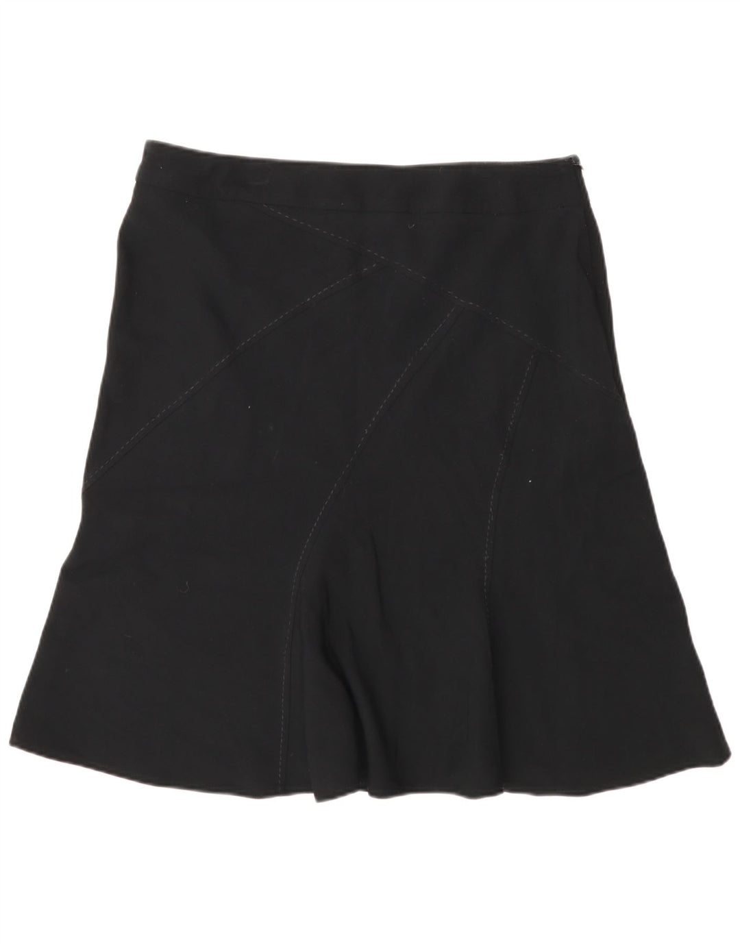 Marks & Spencer Jupe trapèze pour femme UK 14 Large W32 Noir Polyester