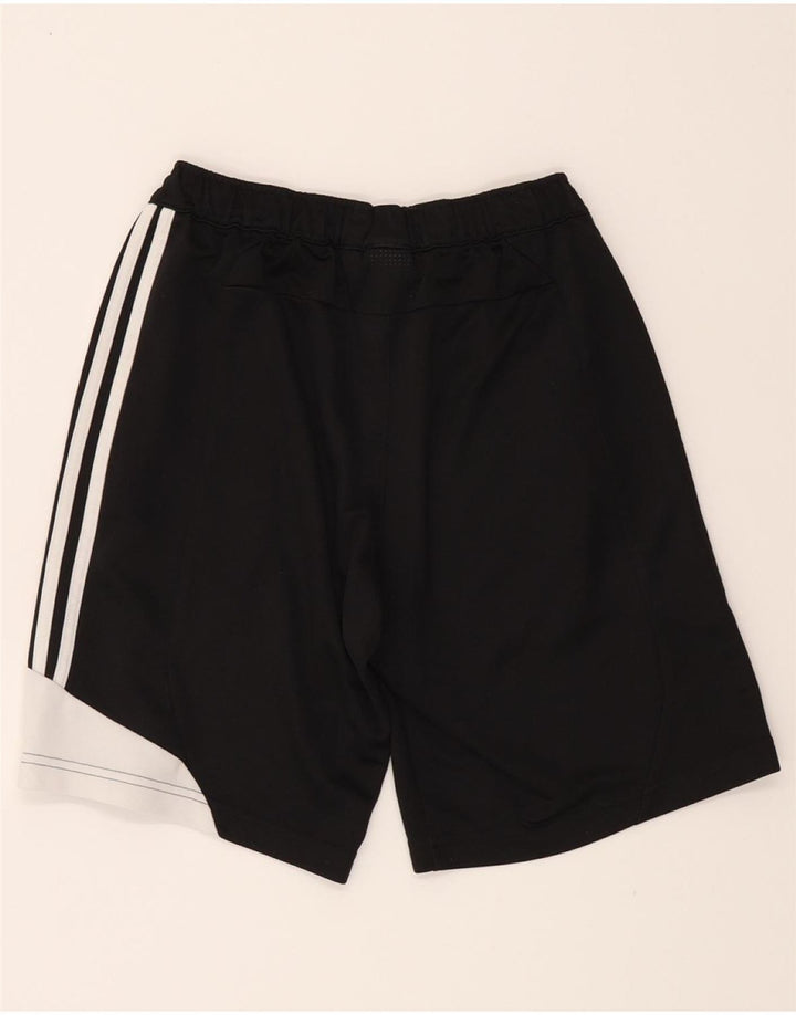 ADIDAS Mens Climalite Sport Shorts Medium Black Colourblock Polyester Vintage Adidas and Second-Hand Adidas from Messina Hembry 
