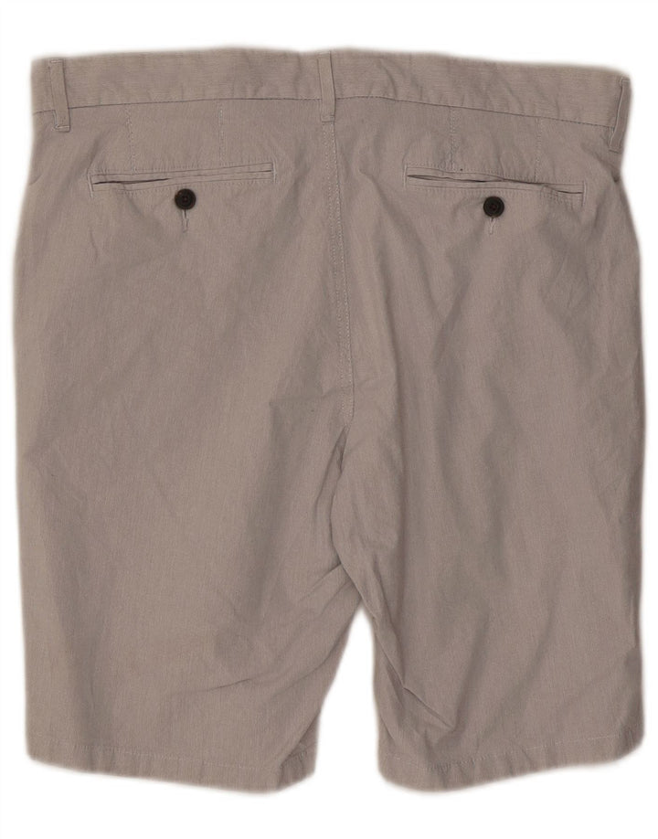 Marks & Spencer Short Chino Homme W34 Grand Gris Coton