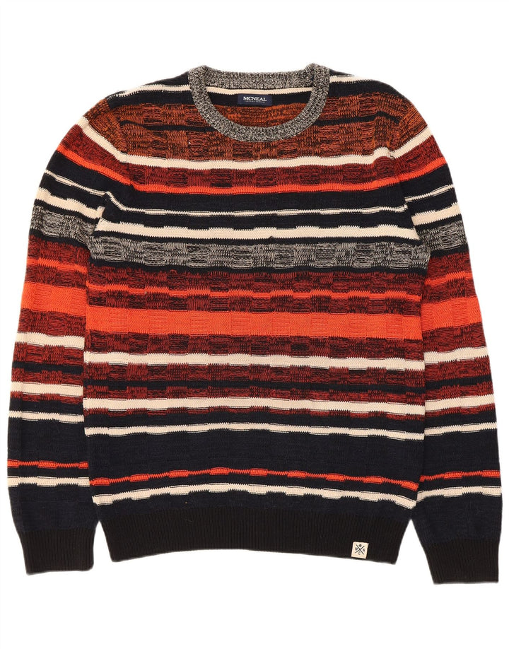 McNeal Pull col rond homme rayé multicolore moyen