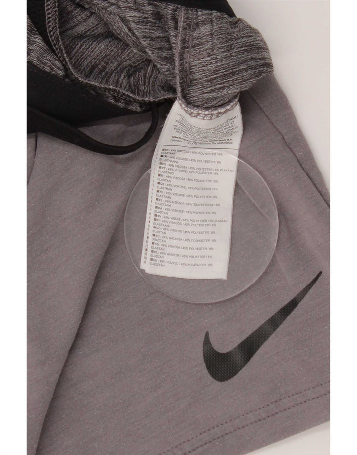 Nike Short de Sport Dri Fit Homme Gris Moyen Viscose