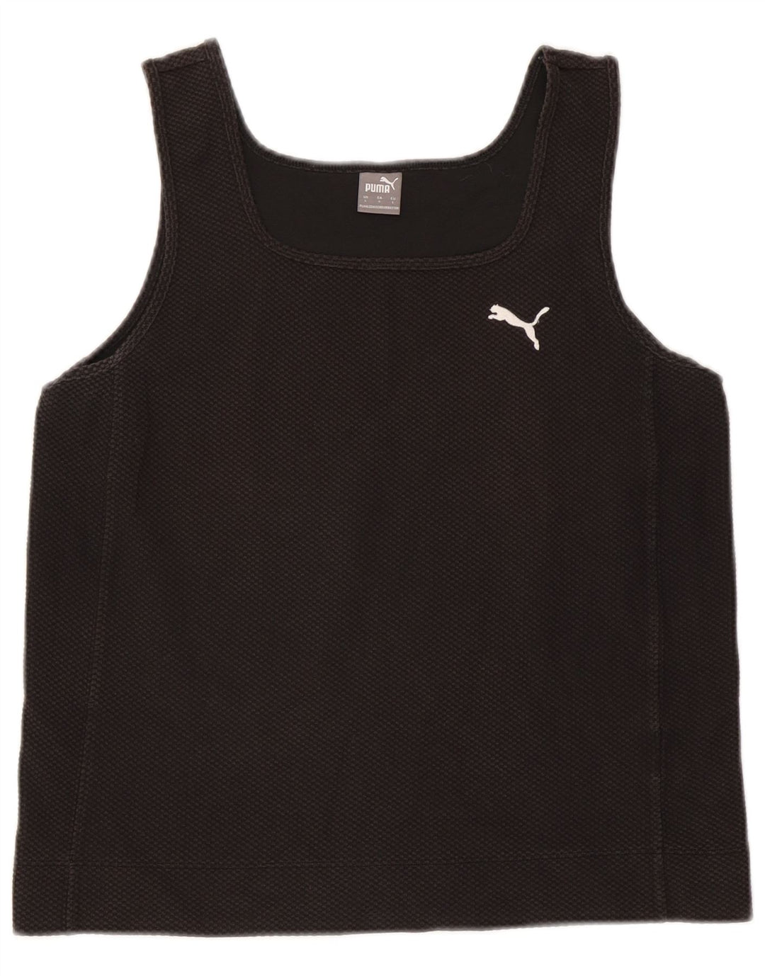 Puma Débardeur court pour femme UK 14 Large Noir