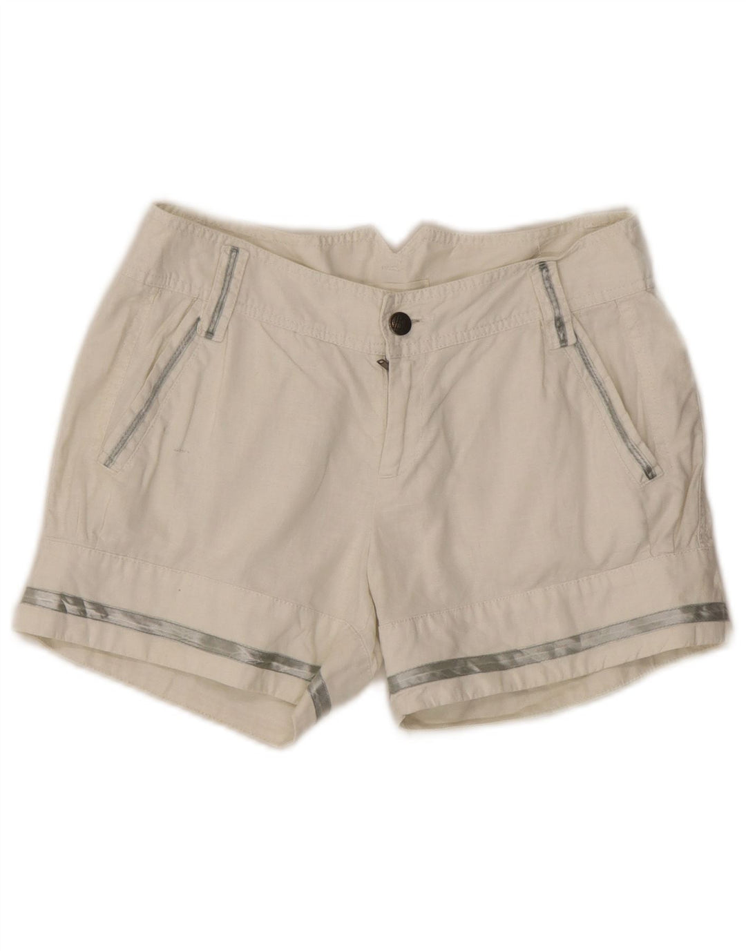 Diesel Pantalon chaud W28 en lin blanc moyen pour femme