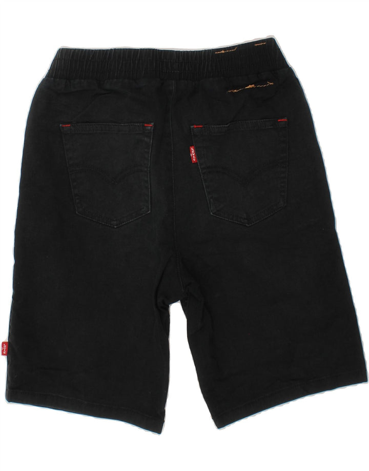 LEVI'S Boys Chino Shorts 7-8 Years Medium W23  Black Cotton Vintage Levi's and Second-Hand Levi's from Messina Hembry 