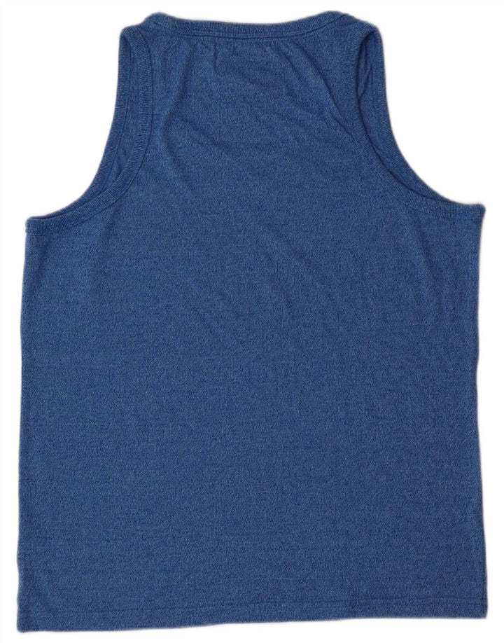 SUPERDRY Débardeur Graphique Homme 2XL Bleu Coton