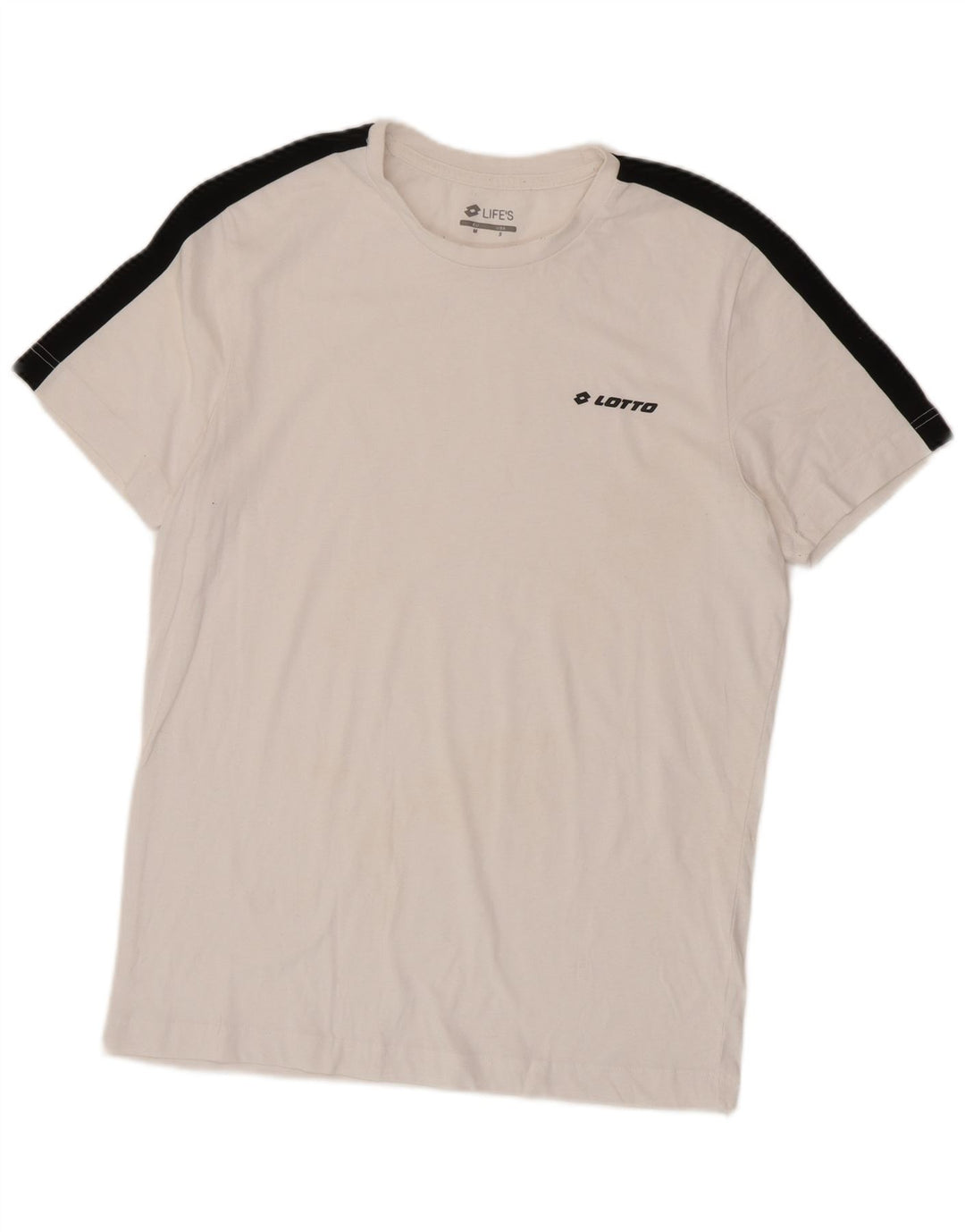 LOTTO T-Shirt Life's Homme Blanc Moyen Colorblock