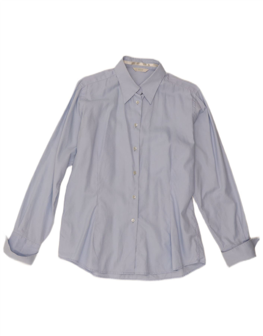 Marks & Spencer Chemise formelle pour femme UK16 Grand coton bleu