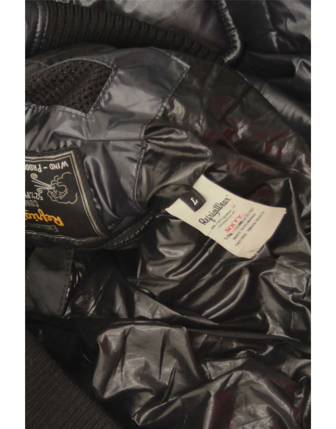 Refrigiwear Veste matelassée pour homme UK 40 Large Noir Polyester