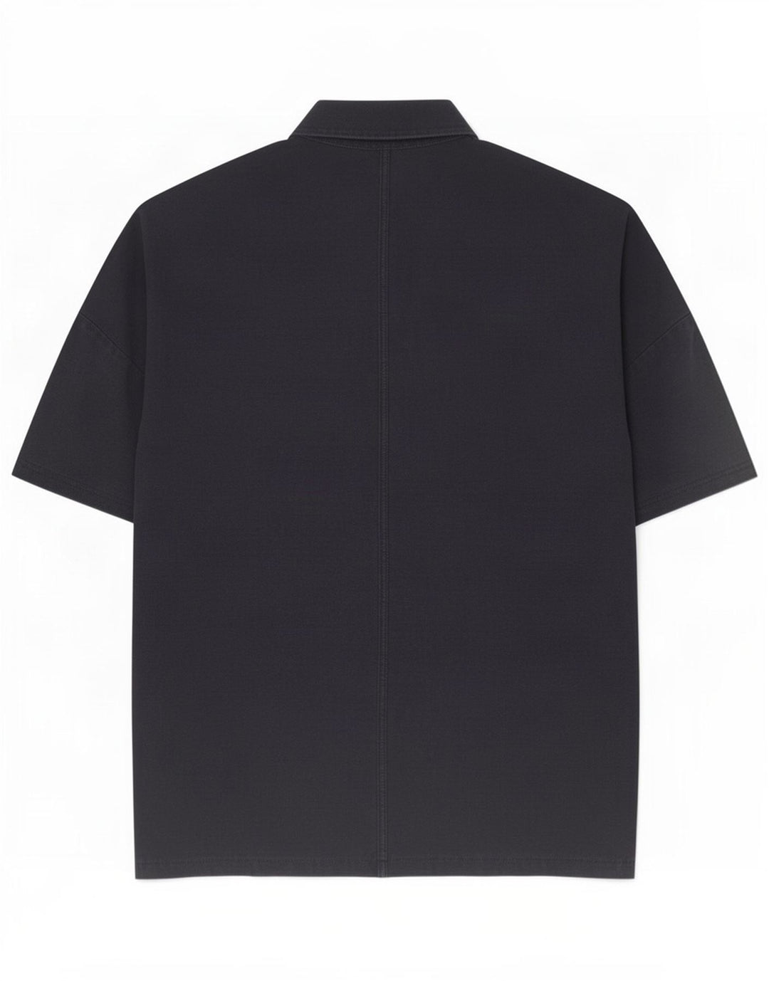 Cos Chemise à Manches Courtes Homme Bleu Marine Moyen Coton