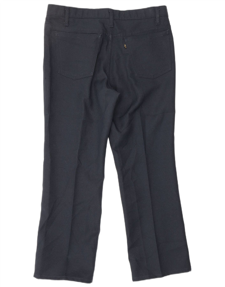 LEVI'S Pantalon Droit Casual Homme W36 L30 Bleu Marine Polyester