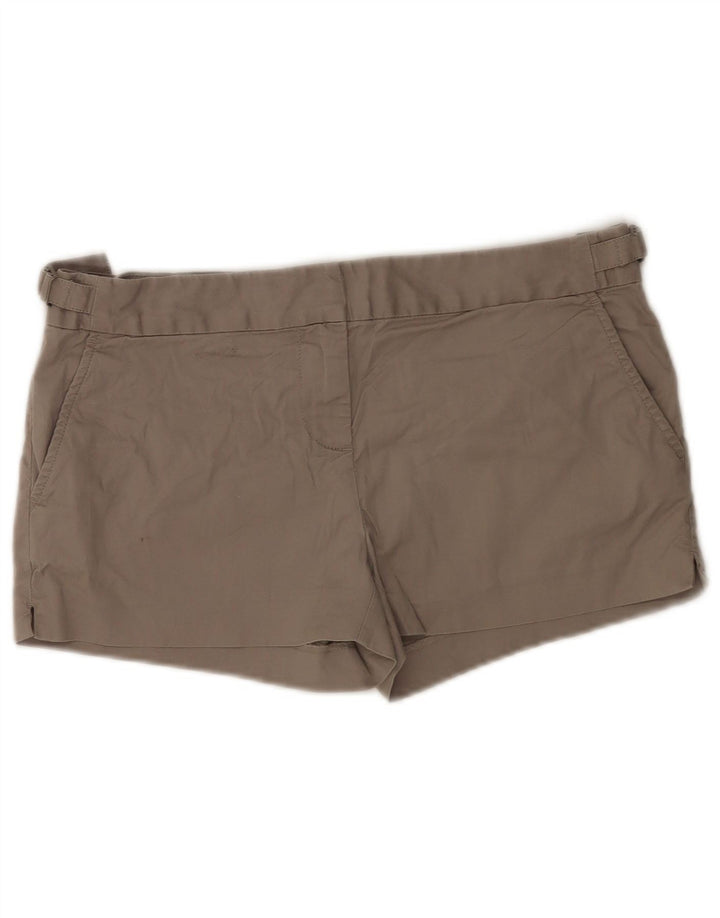 Gap Short Chino Femme UK 12 Medium W32 Gris Coton