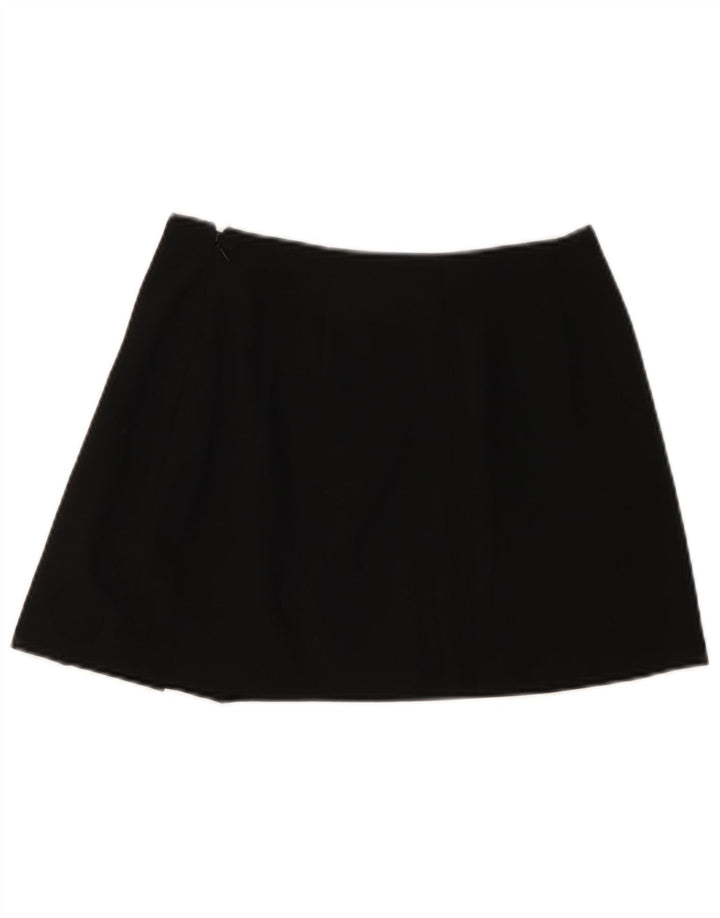 Zara Femme Mini Jupe Petit W26 Noir Polyester