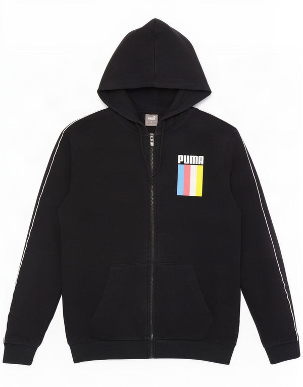 Puma Sweat à Capuche Graphic Zip Homme Noir Moyen