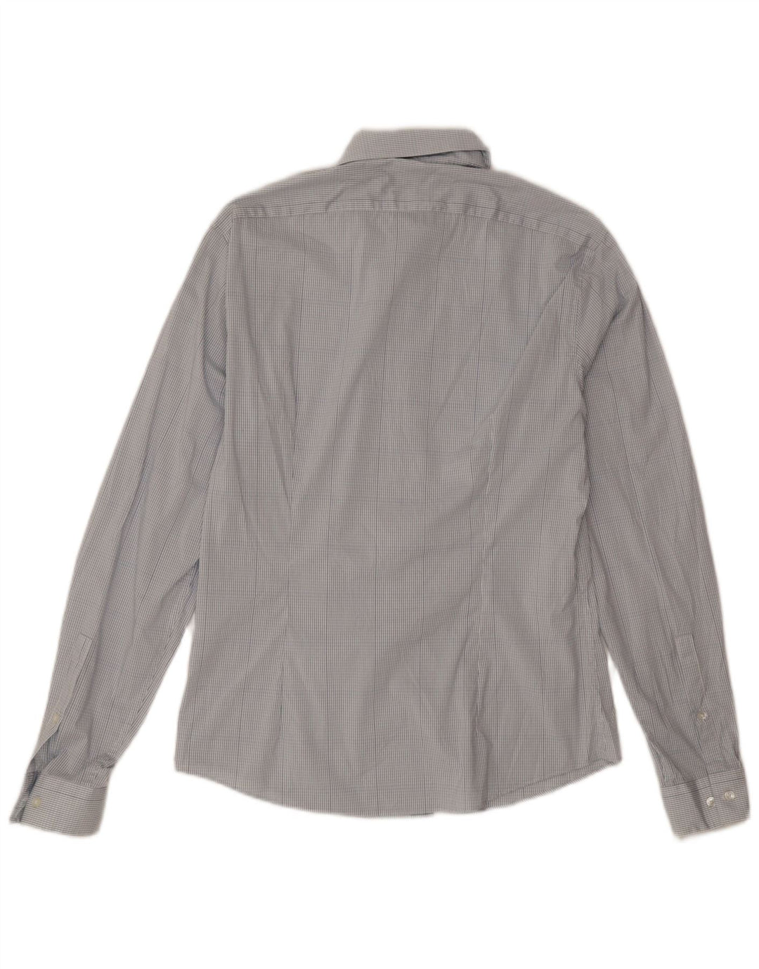 Calvin Klein Chemise extra slim fit pour homme Taille 15 Bleu moyen à carreaux