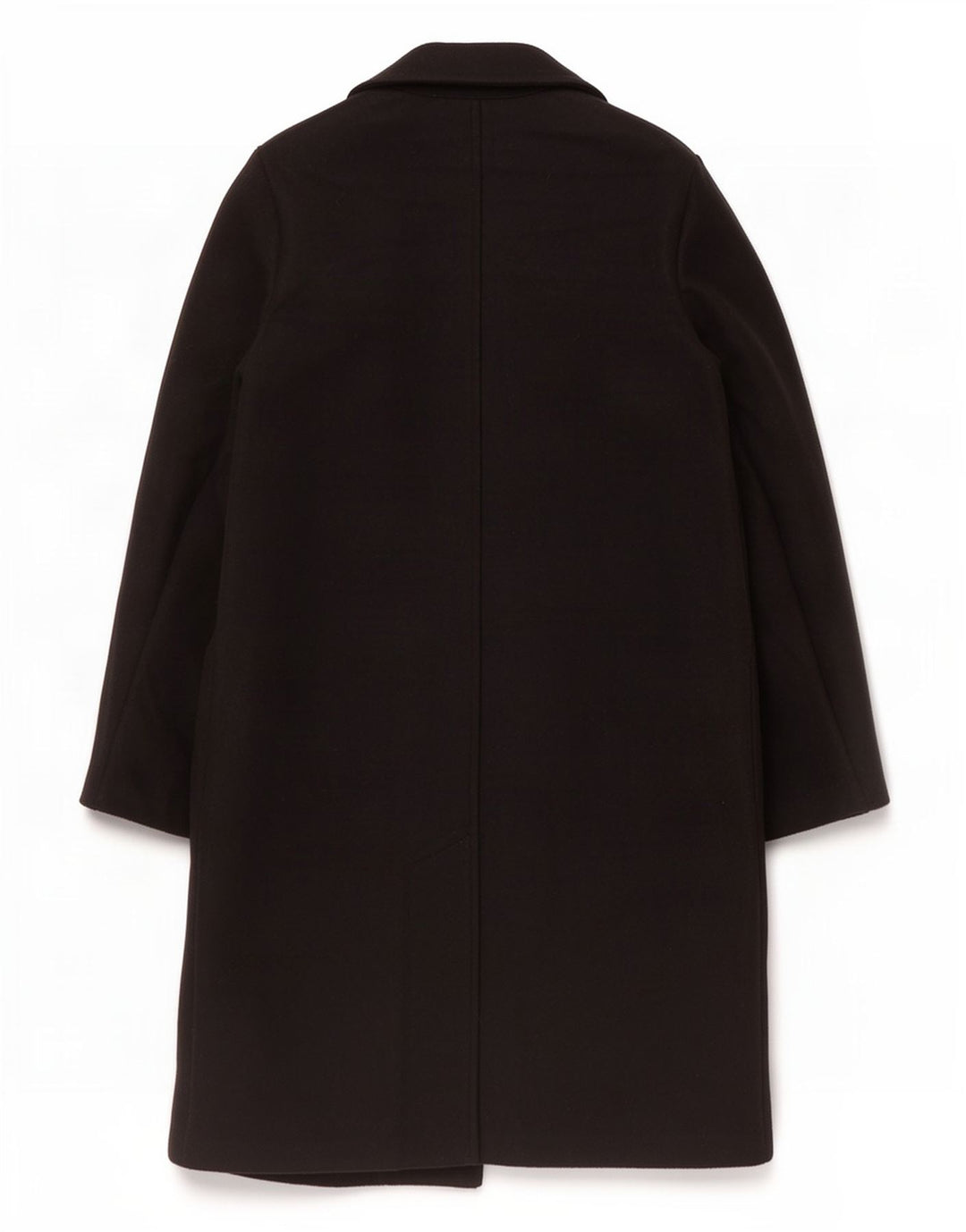 Zara Womens Open Overcoat UK 10 Small Noir Polyester