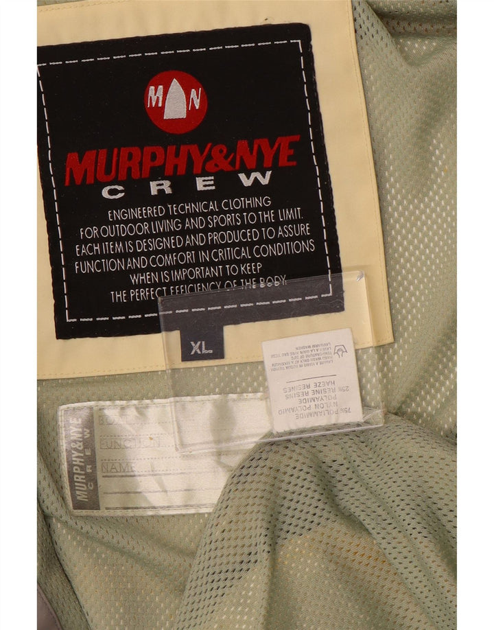 Murphy & Nye Veste Bomber Homme UK 42 XL Nylon Jaune