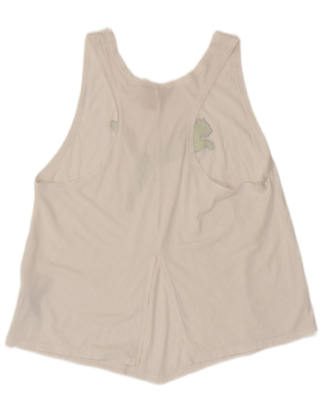 Puma Débardeur graphique pour femme UK 14 Large Blanc Polyester