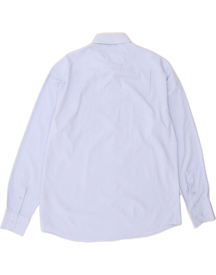 NAUTICA Mens Classic Fit Shirt Size 16 1/2 Large Blue Polyester Vintage Nautica and Second-Hand Nautica from Messina Hembry 
